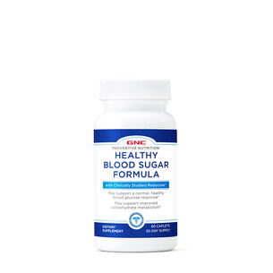 Healthy Blood Sugar Formula with Reducose&reg; - 60 Caplets &#40;60 Servings&#41;  | GNC